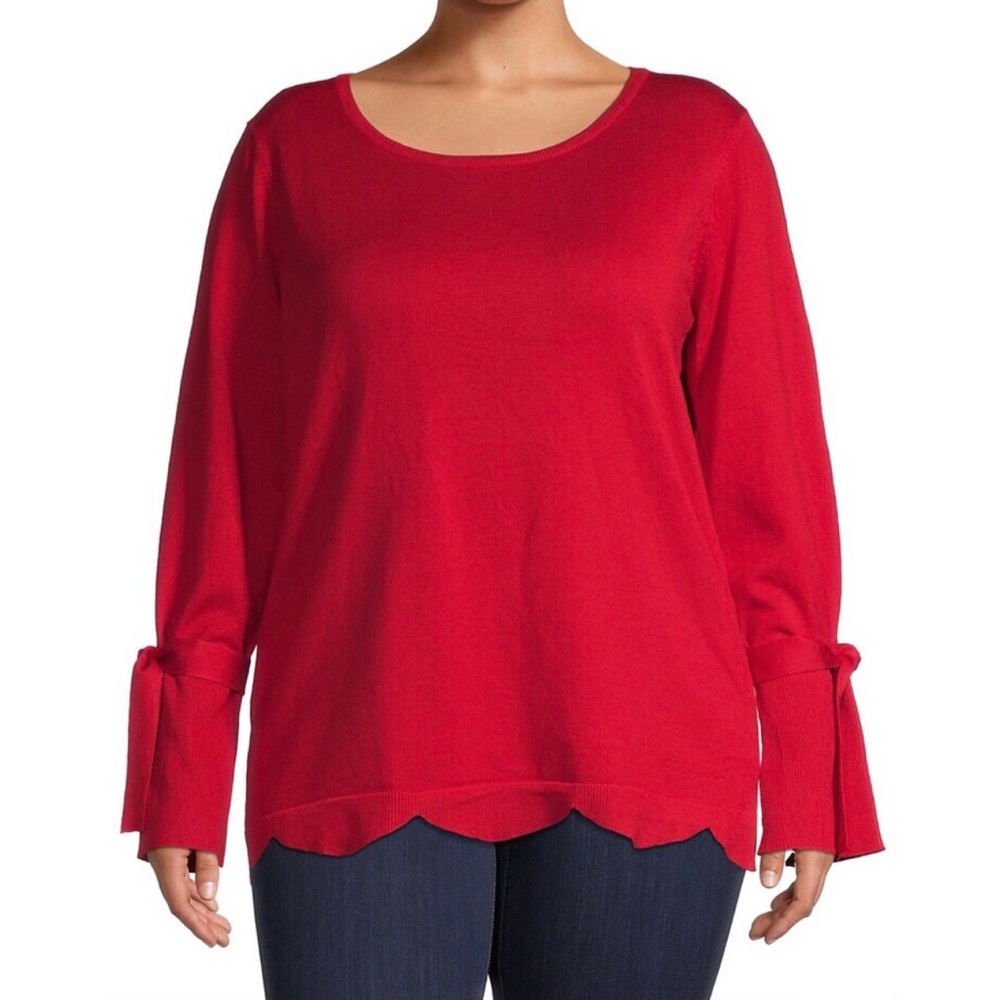 Maree Pour Toi Scalloped Sweater